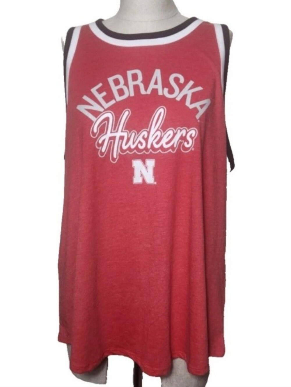 Nebraska Huskers Women's Tank Top Official Branded Merchandise Size Large